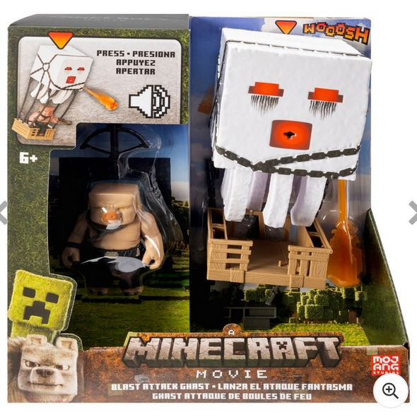 Minecraft Movie Playset Blast Attack Ghast