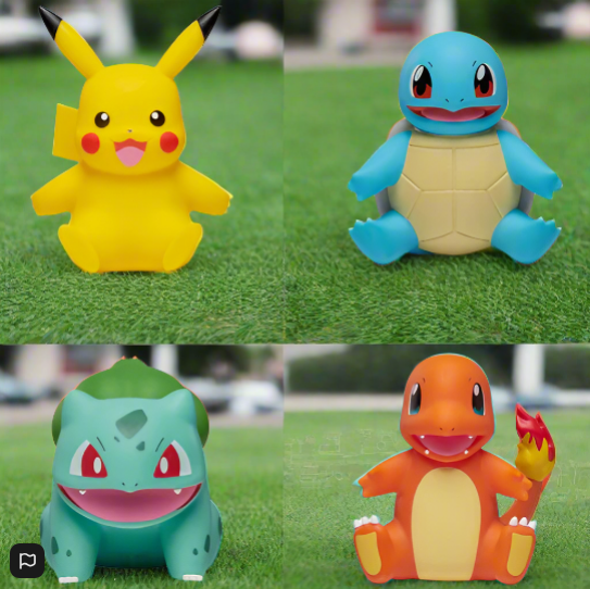 Pokémon Select Action Figures Kanto Region 4 Pack