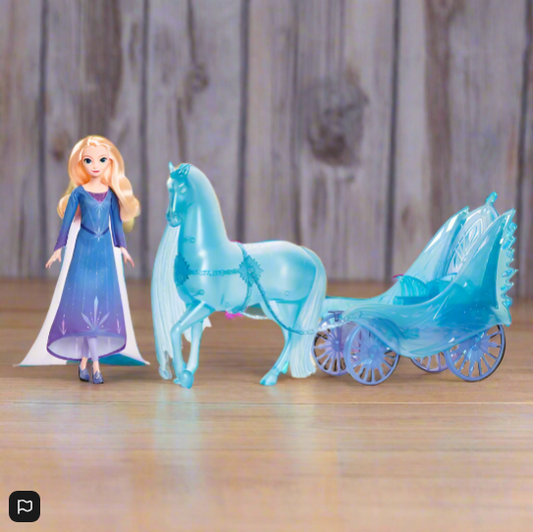 Disney Frozen Elsa Doll and Nokk Adventure Carriage