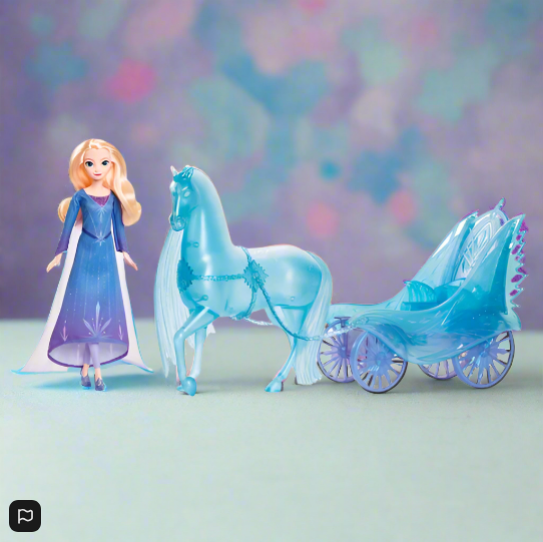 Disney Frozen Elsa Doll and Nokk Adventure Carriage