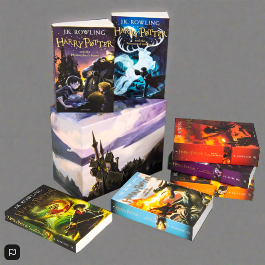 Harry Potter 7 Book Box Set Complete Collection In English