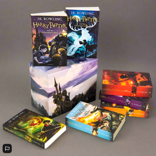 Harry Potter 7 Book Box Set Complete Collection In English