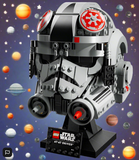 Star Wars LEGO 75429 AT-AT Driver Helmet Set for Adults