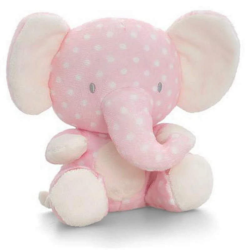 Keel Toys 20 cm Pink Spotty Elephant Plush