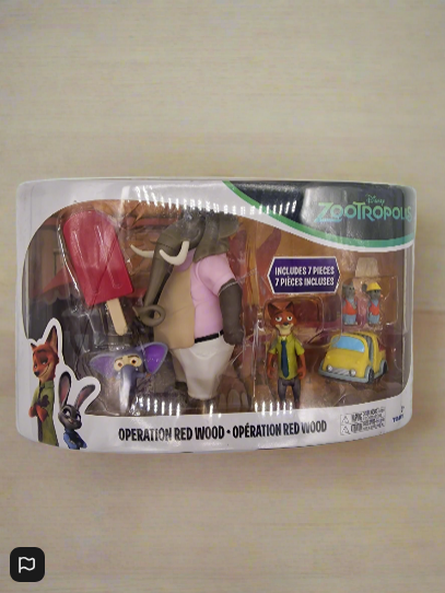 Disney Zootropolis  Operation Red Wood 7 Piece Action Figure Set
