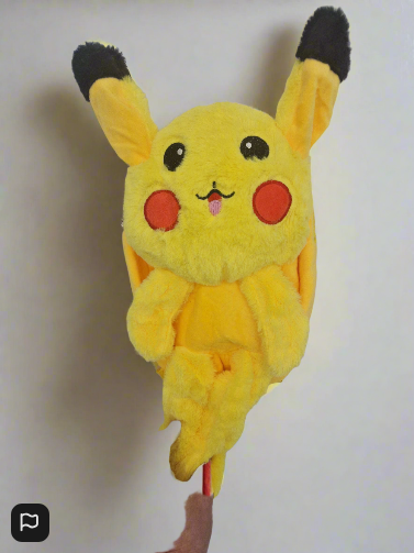 Pokemon Childrens Fluffy Soft Bag Pikachu