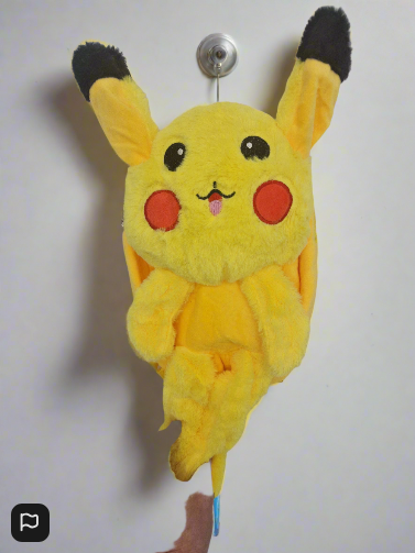 Pokemon Childrens Fluffy Soft Bag Pikachu