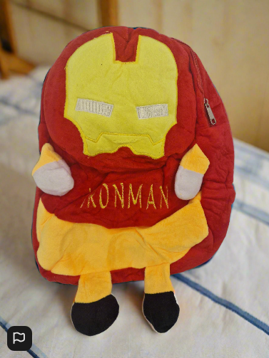 Marvel Ironman Childrens Soft And Fluffy Bag