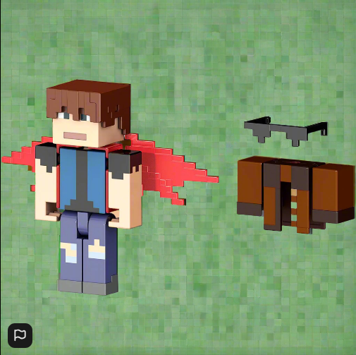 Minecraft Creator Series Mini Figure Ripped Jeans