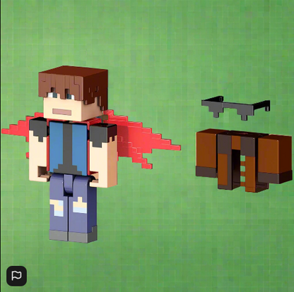 Minecraft Creator Series Mini Figure Ripped Jeans