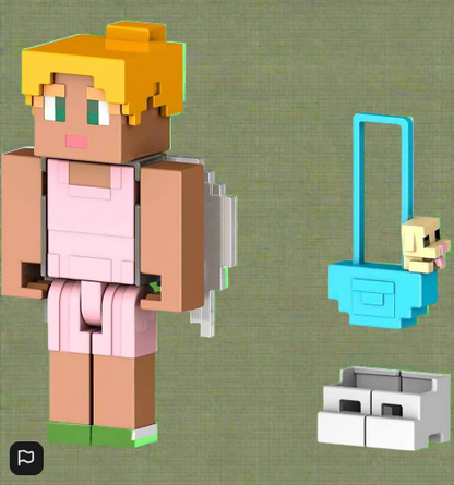 Minecraft Creator Series  Puppy Purse Mini  Figure
