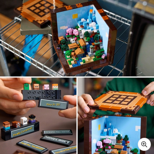 Minecraft LEGO 21265 The Crafting Table Set for Adults