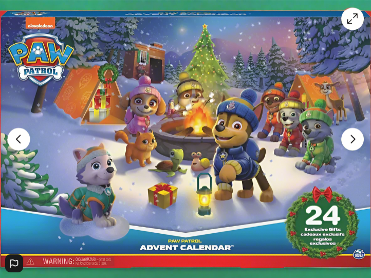 Paw Patrol Advent Calendar