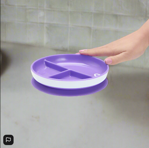 Munchkin Stay Put sací deska fialová