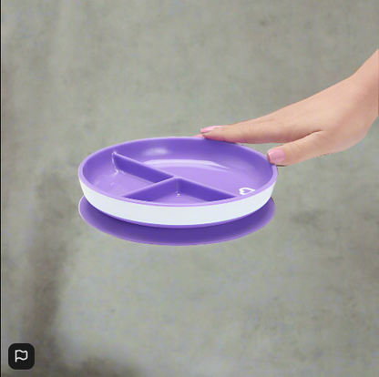 Munchkin Stay Put Suction Plate Purple