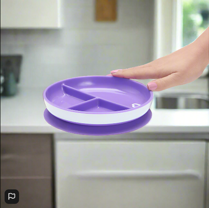 Munchkin Stay Put Suction Plate Purple