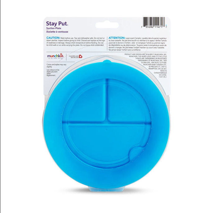 Sací deska Munchkin Stay Put Modrá