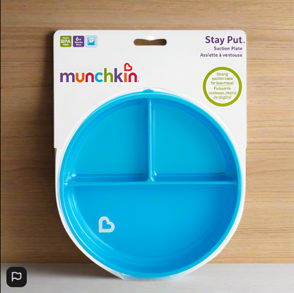 Munchkin Stay Put Suction Plate Blue