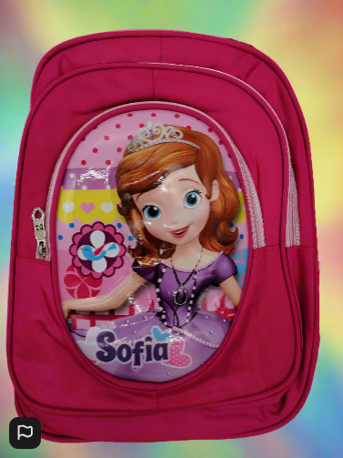 Childrens Bag Sofia The First 3D  Pink