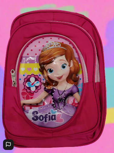 Childrens Bag Sofia The First 3D  Pink