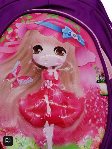 Childrens Bag Gorgeous Girl 3D  Purple