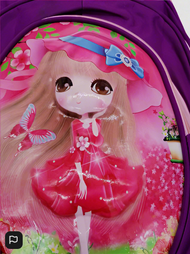 Childrens Bag Gorgeous Girl 3D  Purple