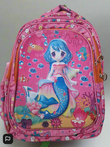 Childrens Bag Mermaid 3D Pink