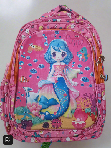 Childrens Bag Mermaid 3D Pink