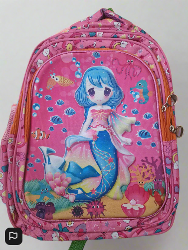 Childrens Bag Mermaid 3D Pink