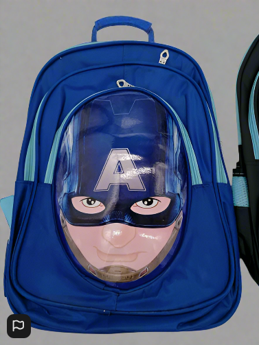 Marvel Captain America 3D Childrens Bag Blue