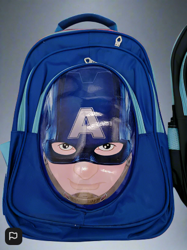 Marvel Captain America 3D Childrens Bag Blue