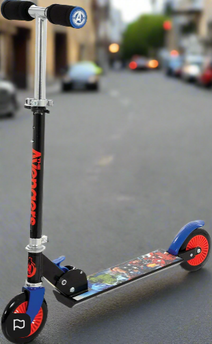 Marvel The Avengers Folding Inline Scooter