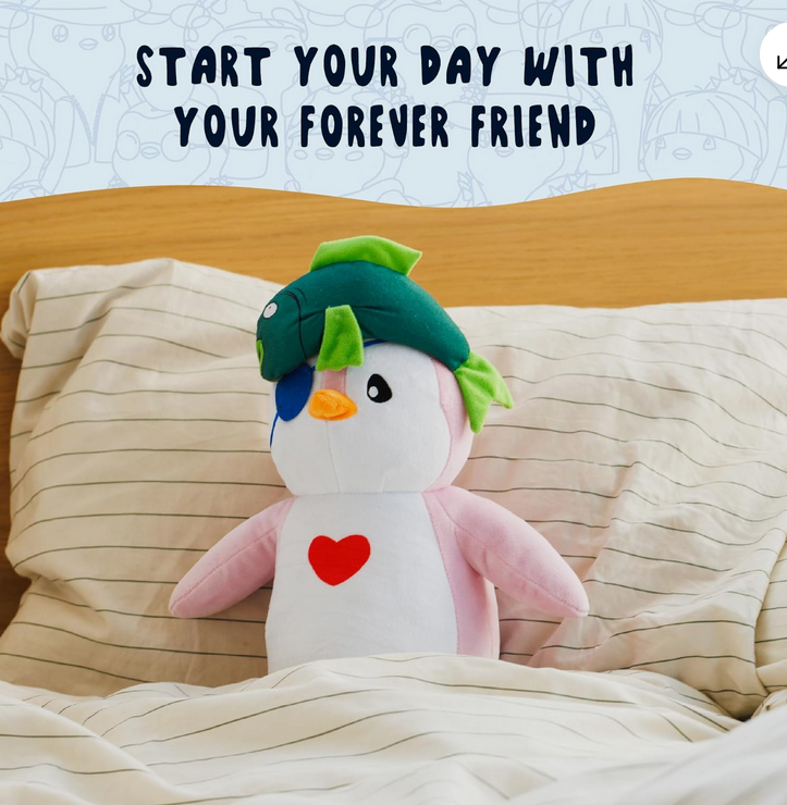 Pudgy Penguins Fish Outfit Huggable Plush