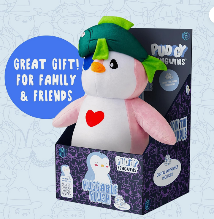 Pudgy Penguins Fish Outfit Huggable Plush