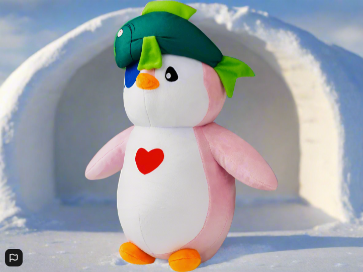 Pudgy Penguins Fish Outfit Huggable Plush