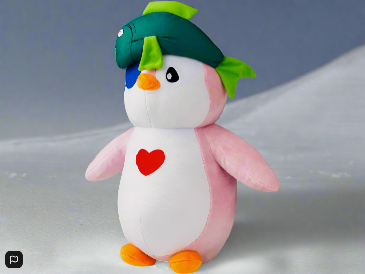 Pudgy Penguins Fish Outfit Huggable Plush