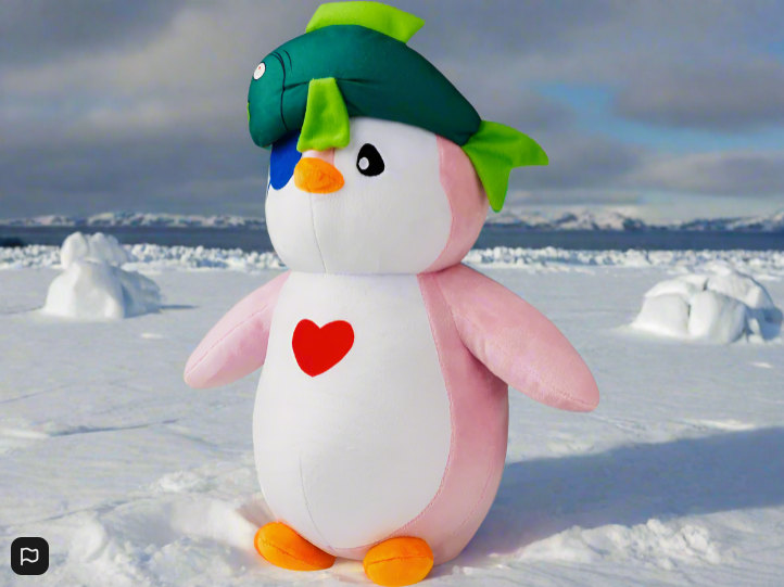 Pudgy Penguins Fish Outfit Huggable Plush