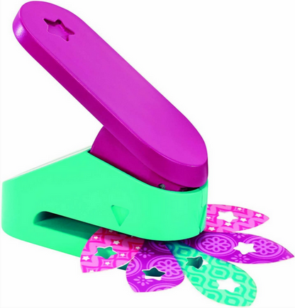 AmiGami Blue Peacock And Star Punch Creative Toy