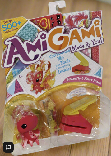 Amigami Pink Butterfly A Heart Punch