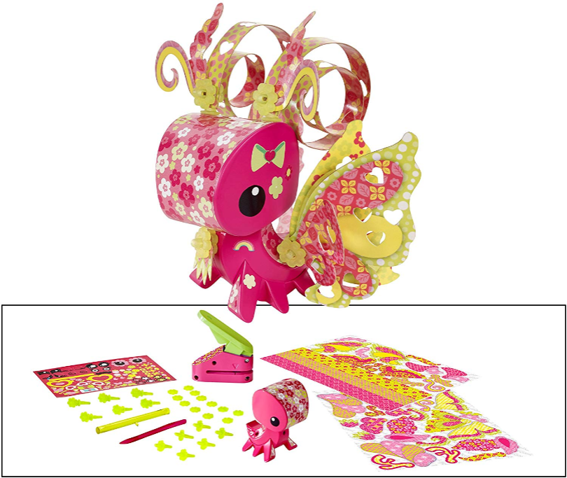 Amigami Pink Butterfly And Heart Punch Creative Toy