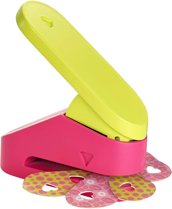 Amigami Pink Butterfly And Heart Punch Creative Toy