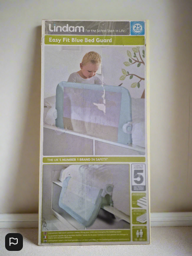 Lindam Easy Fit Baby Blue Bed Guard