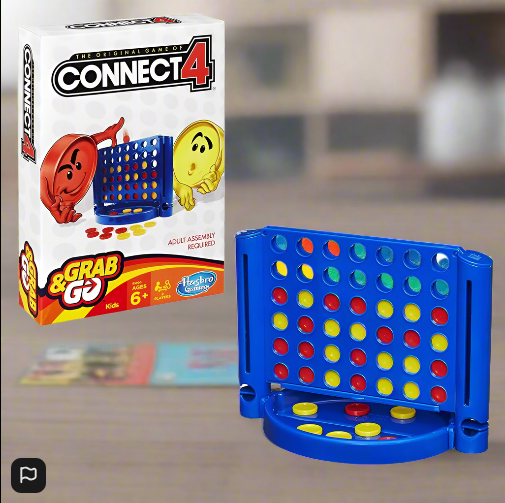 Connect 4 Grab and Go Game - Travel Game Size