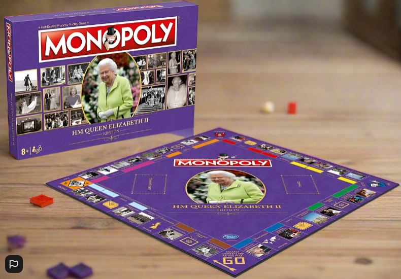 Stolní hra Monopoly HM Queen Elizabeth II