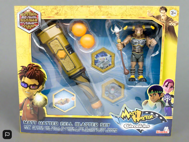 Matt Hatter Cell Blaster Playset featuring the Minotaur