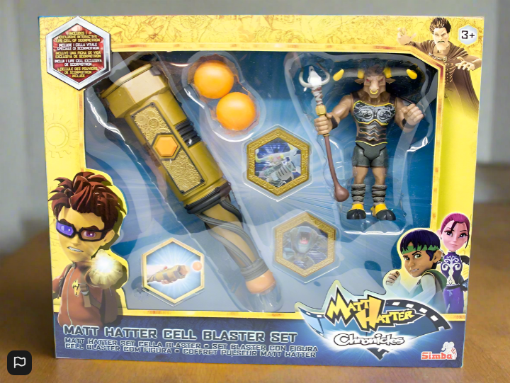 Matt Hatter Cell Blaster Playset featuring the Minotaur