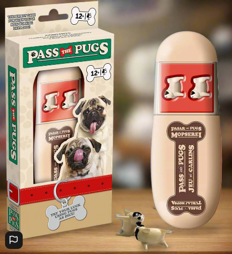 Pass the Pugs Family Fun Dice Game