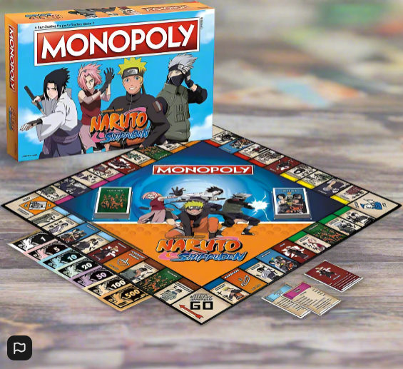 Stolní hra Monopoly Naruto Shippuden