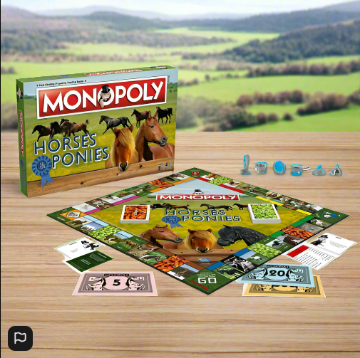 Monopoly Horses and Ponies Edition Family Board Game