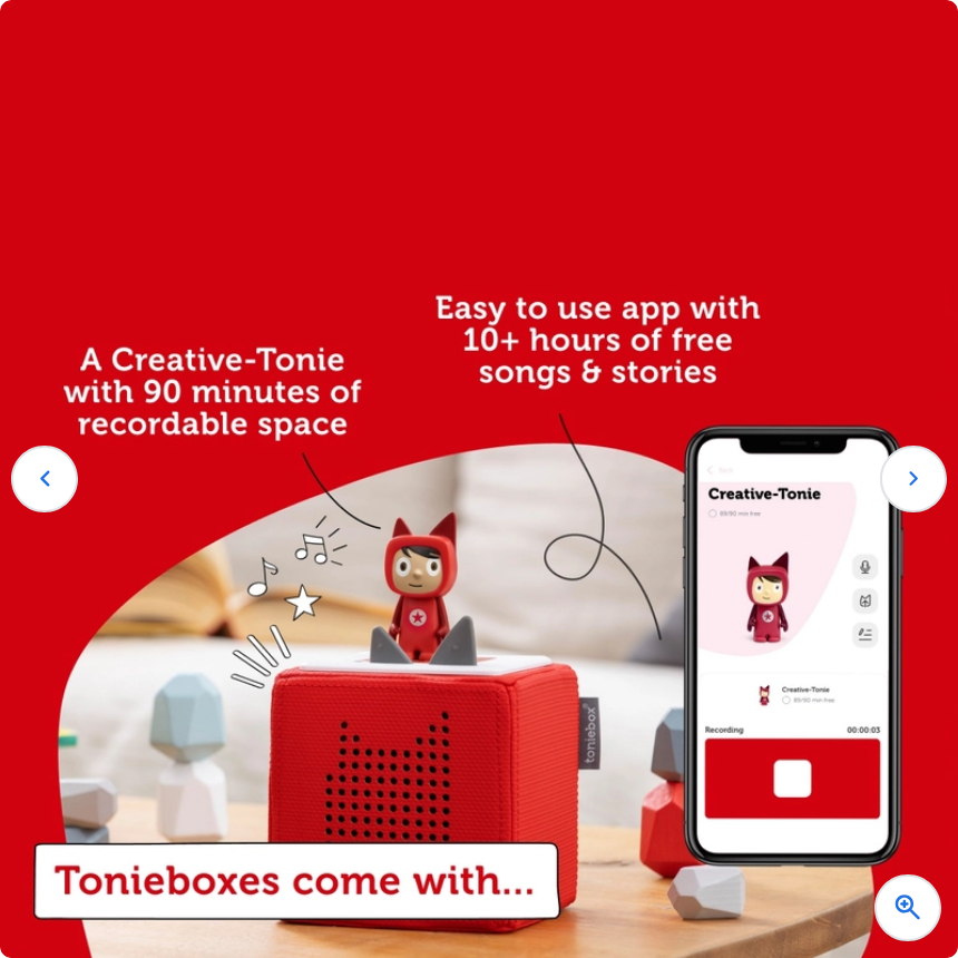 Tonies Toniebox Starter Set Audio Speaker Light Blue